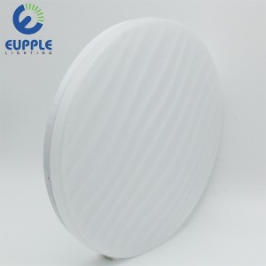Wave shape cover Auto Dimmable Hold-time daylight detection  3 years warranty China suppliers ceiling light with microwave sensor