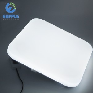 Auto Dimmable Hold-time daylight square detection 3 years warrantly round ceiling light with microwave sensor